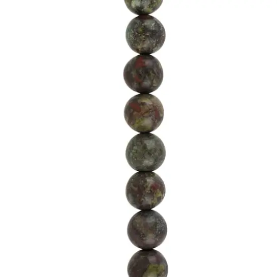 Matte Dragon Blood Round Beads, 8mm by Bead Landing&trade; {1}
