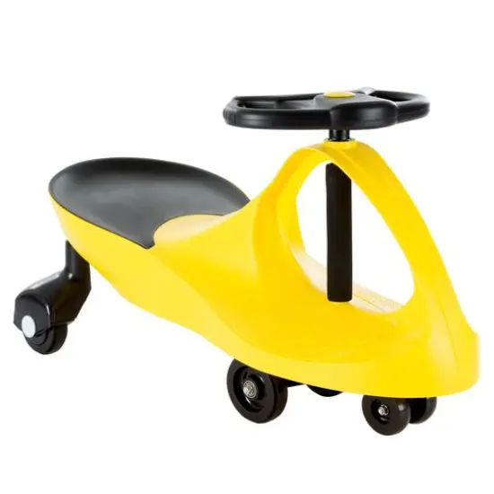 Toy Time Ride-On Zig Zag Car Yellow {1}