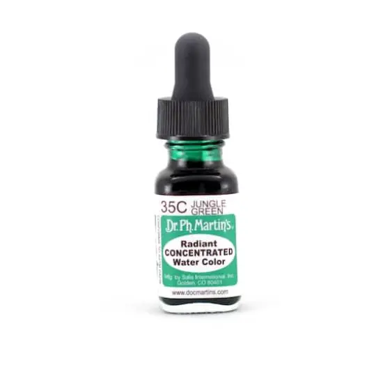 Dr. Ph. Martin's® Radiant Concentrated Watercolor, 0.5oz. 35C Jungle Green {1}