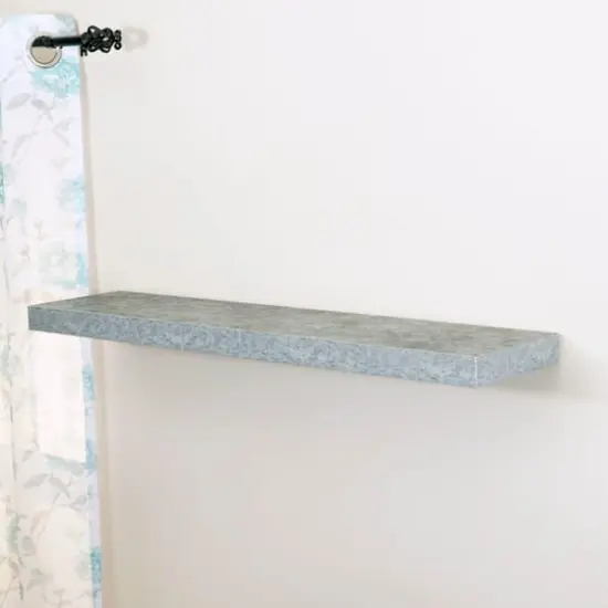 Household Essentials Floating Wall Shelf Gray {5}