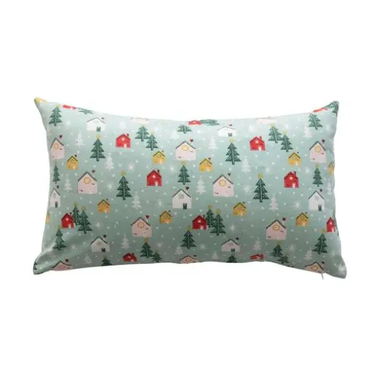 Hello Honey&reg; 24" x 14" Holiday Cotton Lumbar Pillow {4}