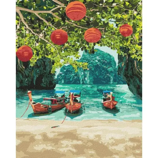 Ideyka Holidays in Thailand Painting by Numbers Kit {1}