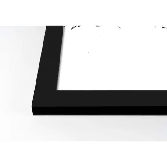 Haunted House Sketch Halloween Print in Black Frame {3}