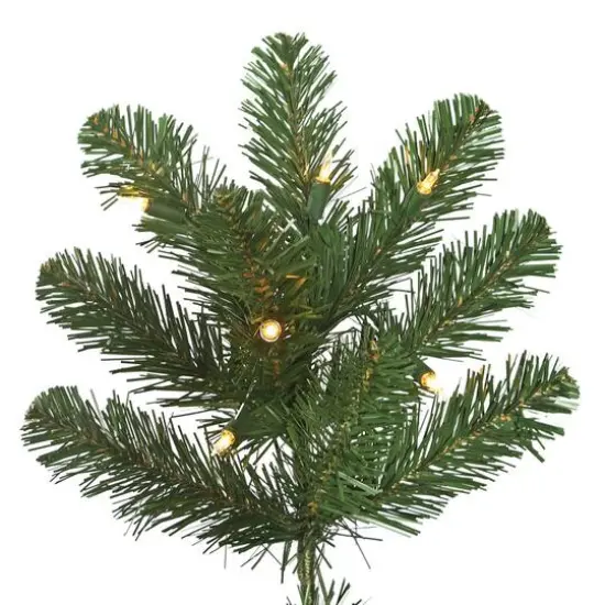 6.5ft. Pre-Lit Oregon Fir Artificial Christmas Tree, Clear Dura-Lit&reg; Lights {4}