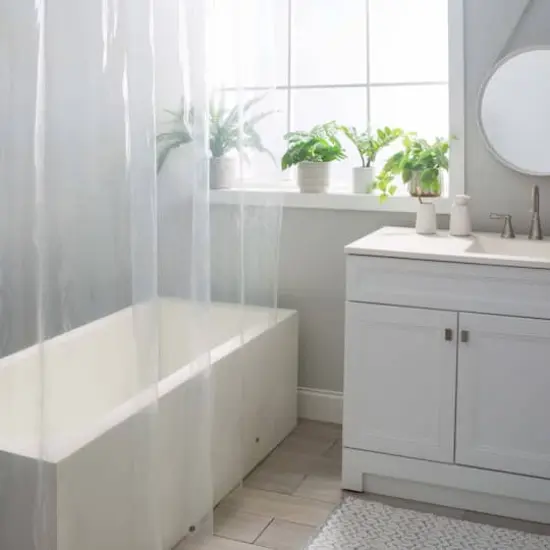 Bath Bliss Premium Weight PEVA Shower Liners, 2ct. Clear {3}