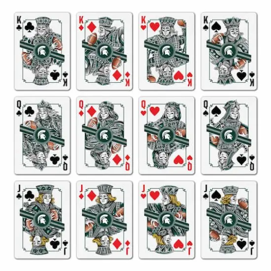 NCAA Classic Series Playing Cards Michigan State Spartans {4}