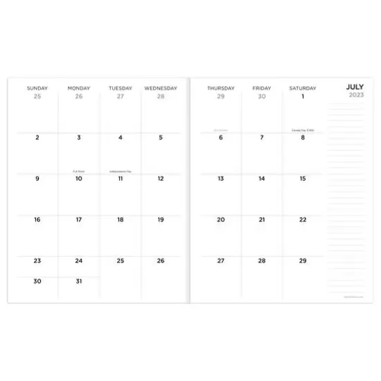 TF Publishing 2023-2024 Dark and Moody Medium Monthly Planner {3}