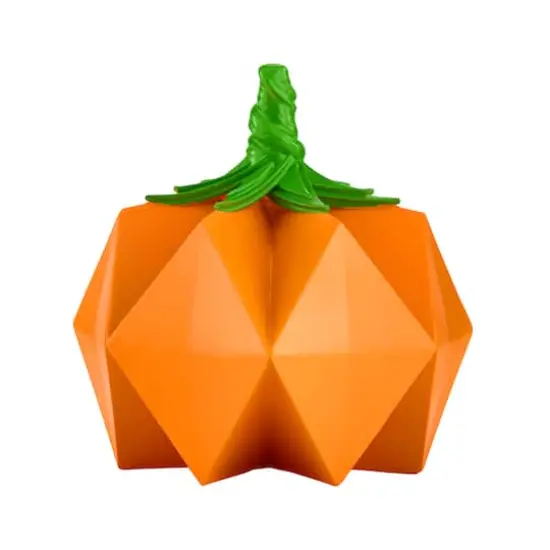 6" Orange Origami Pumpkin Tabletop Figurine {5}