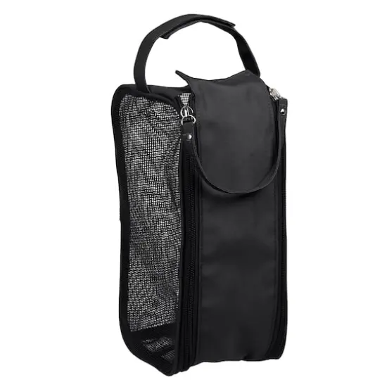 Simplify Black Hanging Mesh Toiletry Bag {10}