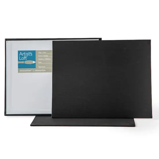 3 Pack Black Value Canvas Panel by Artist's Loft&reg; Necessities&trade; {1}