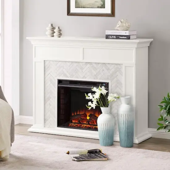 Glitzhome&reg; Abstract Ombre Aqua Metal Floor Vases Set {5}