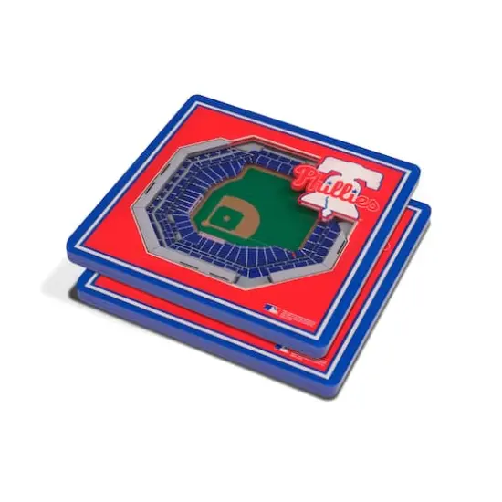 MLB 3D StadiumView Coasters Philadelphia Phillies {1}