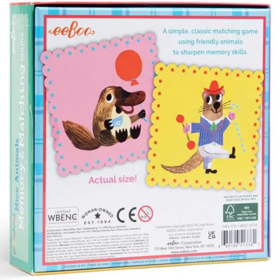 eeBoo Nice Animals Pre-School Memory & Matching Game {6}