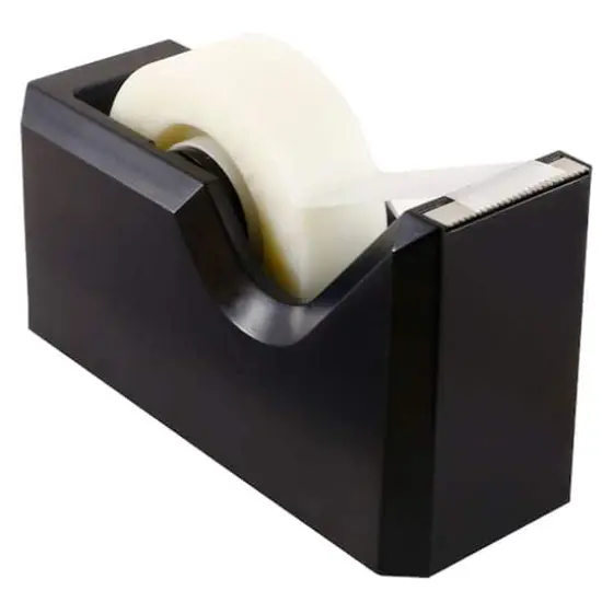JAM Paper Colorful Desk Tape Dispensers Black {1}