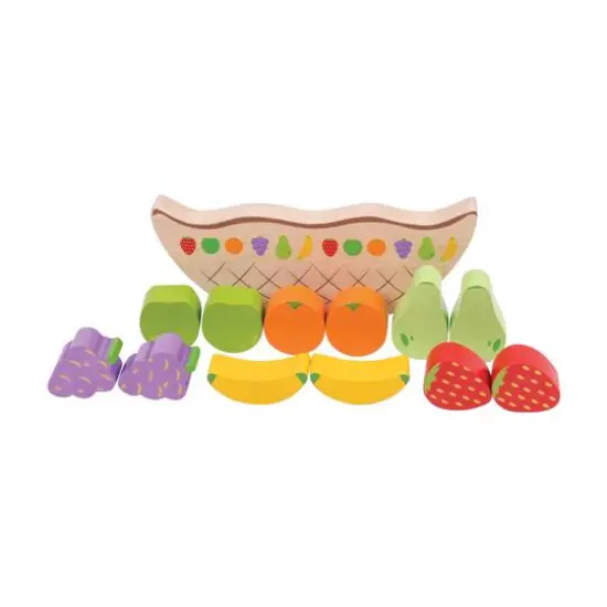 Bigjigs Toys&reg; Wooden Fruit Balancing Game {3}