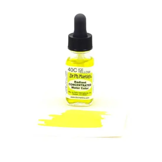 Dr. Ph. Martin's&reg; Radiant Concentrated Watercolor, 0.5oz. 40C Ice Yellow {4}