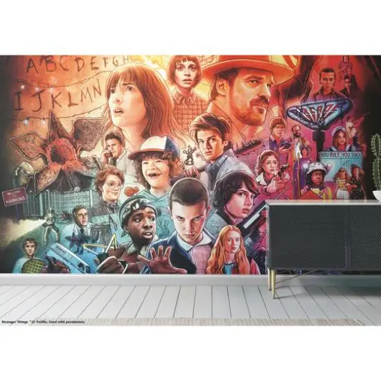 RoomMates Netflix Stranger Things Mural {1}