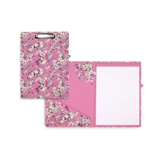 Vera Bradley&reg; Pink Botanical Paisley Clipboard Folio {1}