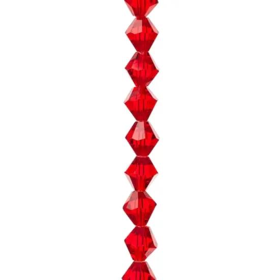 Red Glass Faceted Bicone Beads, 10mm by Bead Landing&trade; {1}