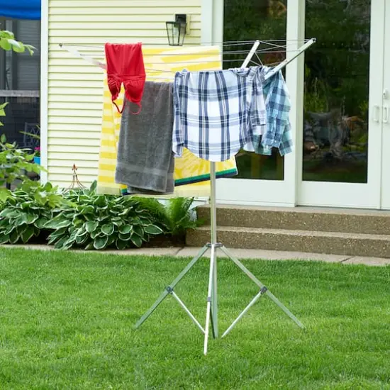 Household Essentials Portable Umbrella Clothesline Dryer {4}