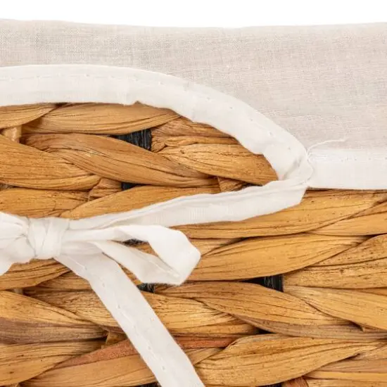 Water Hyacinth Wicker Basket Set {9}