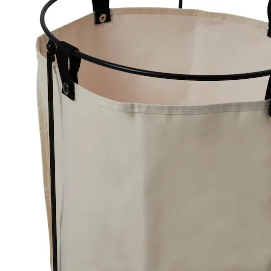Household Essentials 23" Standing Laundry Hamper with Removable Bag Natural {5}