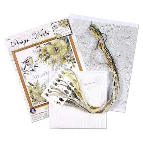 Design Works&trade; Amazing Grace Counted Cross Stitch Kit {3}
