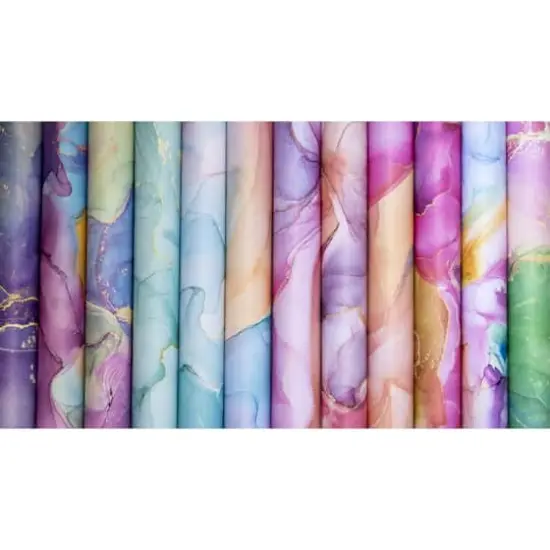 Craft Consortium Ink Drops Candy Double-Sided Paper Pad, 12" x 12" {3}