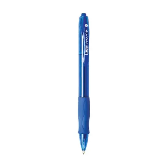 BIC&reg; Glide&trade; Bold Blue 1.6mm Retractable Ball Point Pen, 12ct. {4}