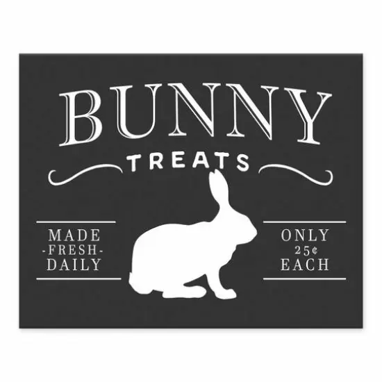 Bunny Treats 8" x 10" Tabletop Canvas {1}