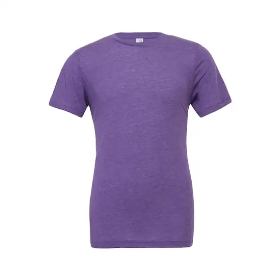 BELLA+CANVAS&reg; Adult Unisex Tri Blend T-Shirt Purple {1}