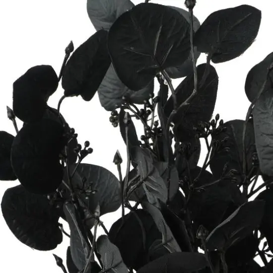 19" Black Eucalyptus Leaf & Berry Bush by Ashland&reg; {3}