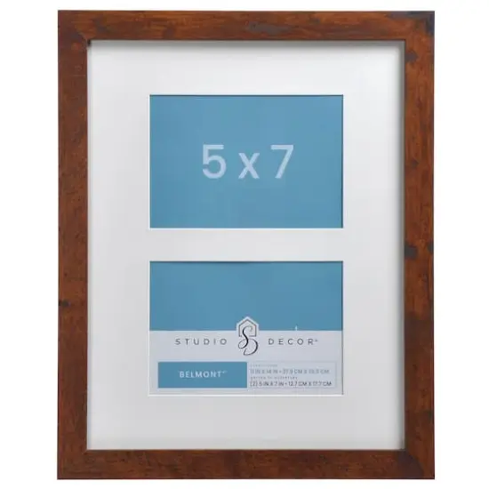 2 Opening 5" x 7" Belmont Frame by Studio D&eacute;cor&reg; Honey {1}