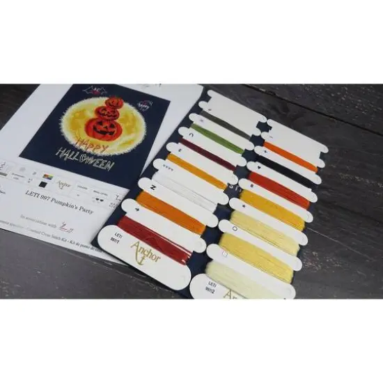 Letistitch Pumpkin's Party Counted Cross Stitch Kit {7}