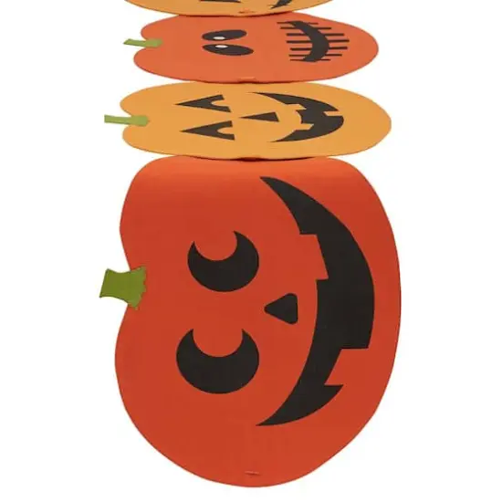 DII&reg; Jack-O-Lantern Table Runner and Placemat Set {1}