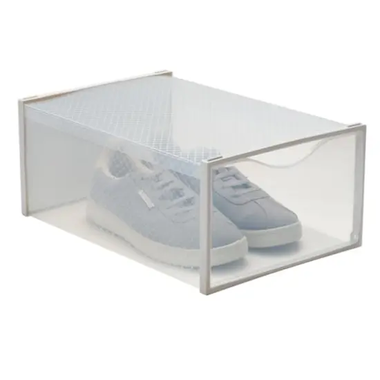Simplify Stackable Shoe Boxes, 12ct. White {3}