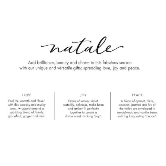 European Soaps Natale Square Jar Candle Peace {5}