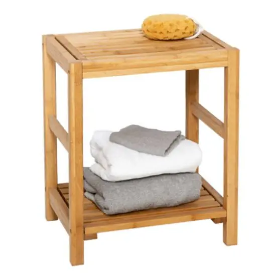 Honey Can Do Bamboo Spa Bench {1}
