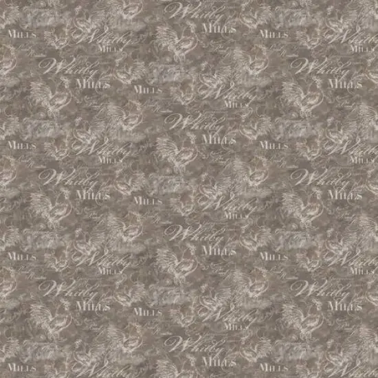 Susan Winget Farmhouse Rooster Script Swirls Cotton Fabric {3}