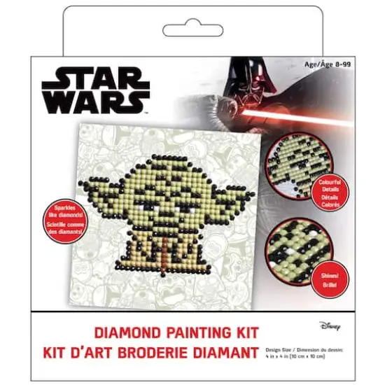 Camelot&reg; Dots Yoda Fun Diamond Painting Kit {4}