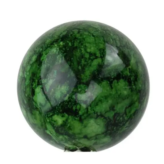 4ct Marbled Green Shatterproof Ball Ornaments {8}