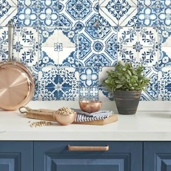 RoomMates Mediterranean Tile Peel & Stick Wallpaper {5}