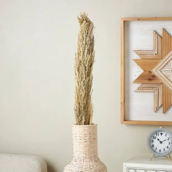 Brown Dried Mixed Foliage Bundle Stem {6}