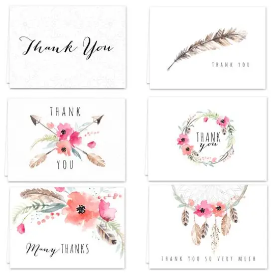 Hortense B. Hewitt Co. Bohemian Thank You Notes {1}