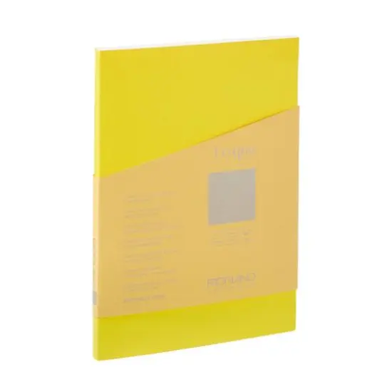 Fabriano&reg; Ecoqua Plus Dotted A5 Glue-Bound Notebook Yellow {1}