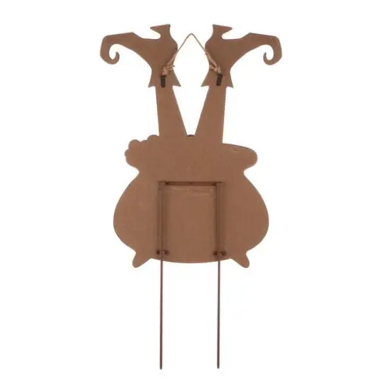 32" Glitzhome&reg; Halloween Witch Yard Stake {8}