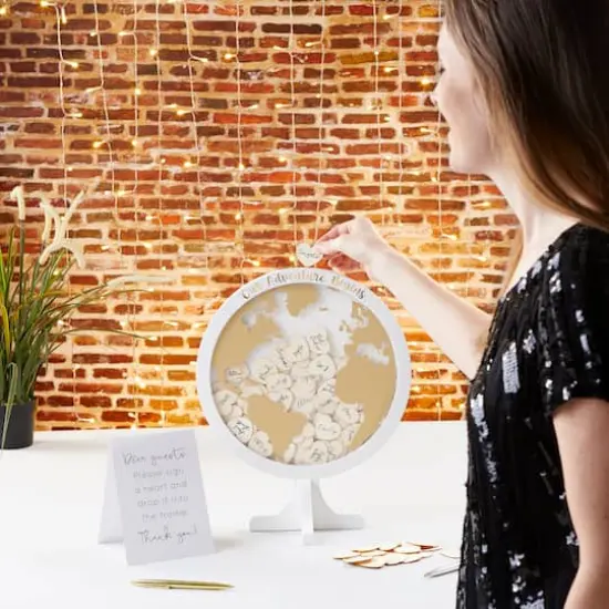 Kate Aspen&reg; Globe Wedding Guest Book Alternative  {7}