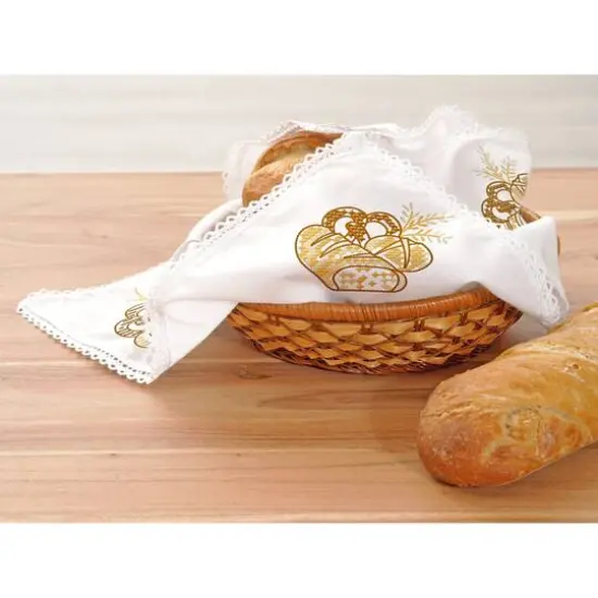 Leisure Arts® Bread & Wheat Cloth Cover Stamped Cross Stitch & Embroidery Kit {5}