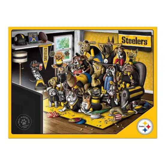 NFL Purebred Fans A Real Nailbiter 500 Piece Puzzle Pittsburgh Steelers {5}