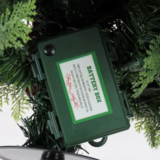 LED Lit Hydrangea & Berry Arrangement {6}